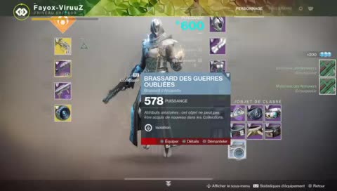 [FR/PS4] DESTINY 2 CHILL ASSAUTS TRIOMPHE