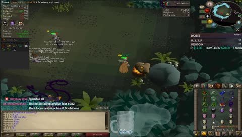 Smacking Ohlm until he drops dem scrolls