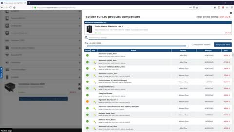 
on fait des configuration de pc a 500 /800/1000/1500$
