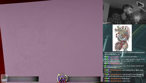 Drawing Kiryu chan's Back Tattoo