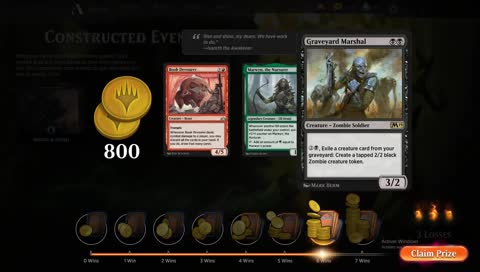 Magic arena : constructed event mono U