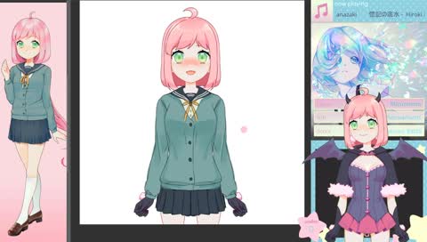 [Focused] Updating my Live2D model
