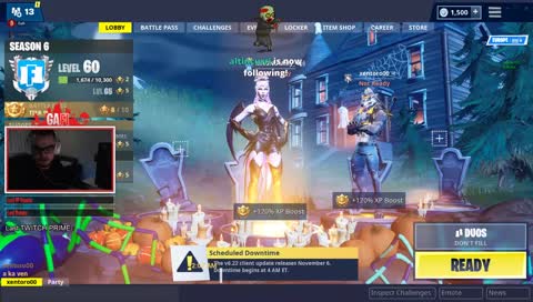 Fortnite LIVE - Edhe 1 or LIVESTREAM edhe HAPET TWITCH PRIME AJENI GATIIII!!!!