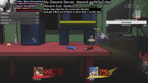 The Direct though?
Corrin Main. For Glory and Viewer/Sub Battles.
Subs get to skip the line (once per stream)!