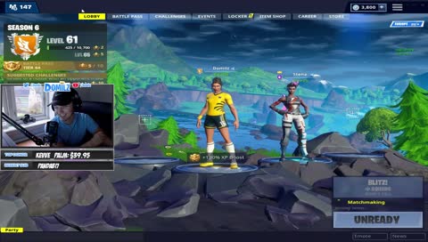 bLITZ med en sten som är väldigt skev