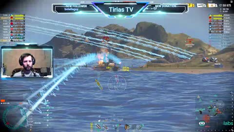 Гибридный стрим Осу+WoWs [Eng/Rus]