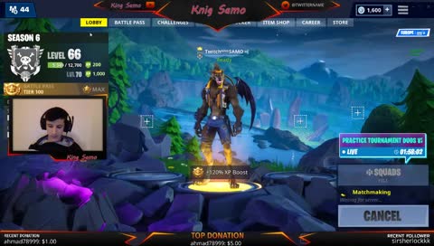 فورت نايت تجربت السلاح الجديد