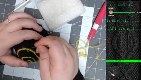 Stabbin dat second booty! #Felting !knit !project !sfx 