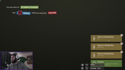 Rust life! Keeping the base alive || @Cruxaltv on socials !discord !spook