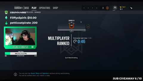 Ranked GP | GOAL 61/100 subs!  | !Vyrus | Insta/Twitter: @Sledge315