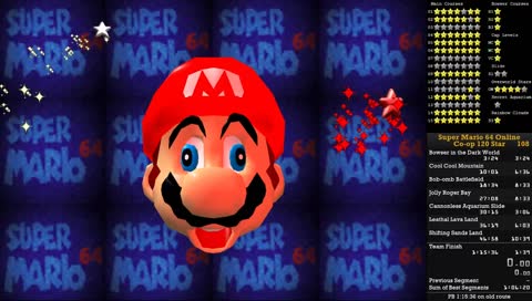 Mario 64 Co-op 120 "speedrun"  Practice