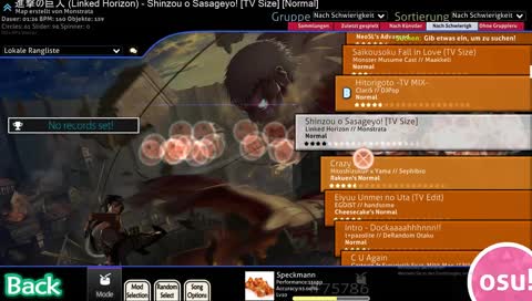 chillig etwas Osu spielen