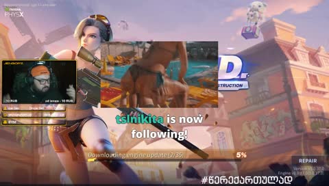 ვთამაშობთ შვალობებს CreativeDestruction და ასე შემდეგ