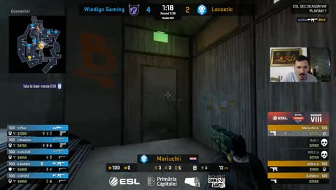 [RO] ESL SEC Season 8 CSGO Playoffs - Windigo Gaming vs Locastic - bo3