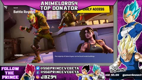 Vegeta Time | Fortnite | Vegeta Plays