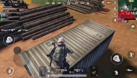 모바일배그 시참 가능 (북미 서버 스쿼드 다이아