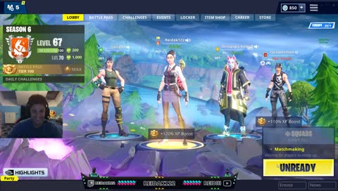 Fortnite - Squads with Pro Player Delta07!!!