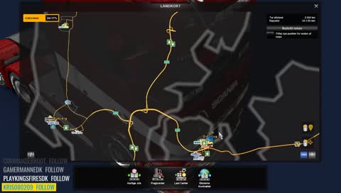 [DK] Chill stream med | ETS2 | MP | EU2 | Fredags-Convoy | DK-Transport A/S |