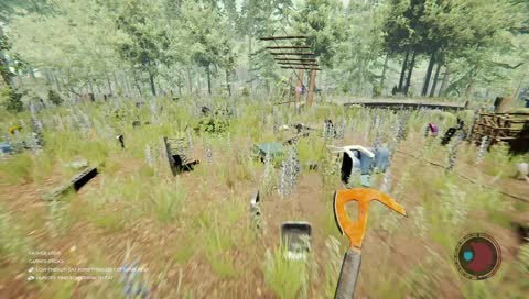 En tur i skoven med the græskar bois