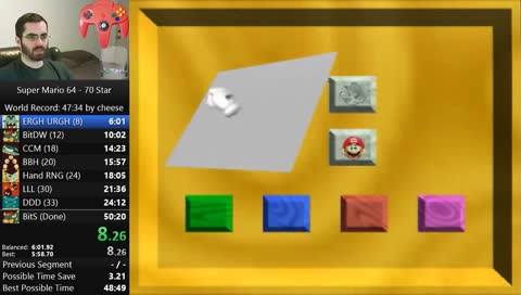 [N64] 70 Star Speedruns (PB = 50:20)
