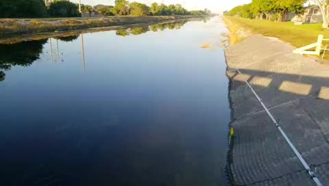 Fishing for snakehead in Ft Lauderdale canals