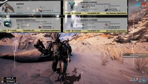 Warframe | Farm Garuda surovin & jiné | DROPY SNAD UŽ JDOU | !zahraj [URL]