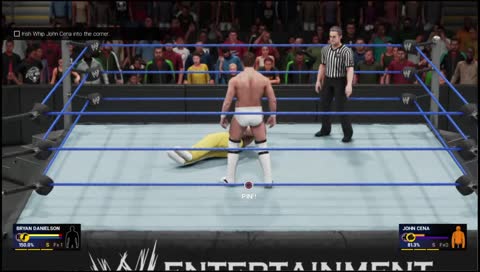 Playing WWE2k19 just for fun