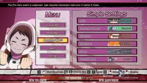 [PC] MY HERO RACOON CUP - Hosted by angrycoontv | #1 Deku Climb