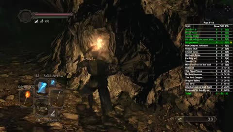 Short stream before work - DS2 Sorcery No Hit run - PB = 20 hits