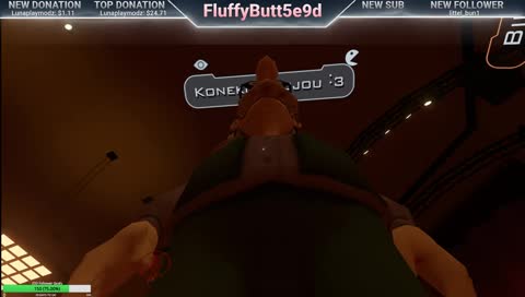 First VRChat, then l8er its spooky vr game :< fluffy love cock