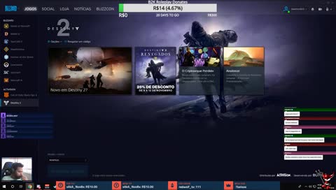 Destiny 2 de graça !servidor !loots !sr +18