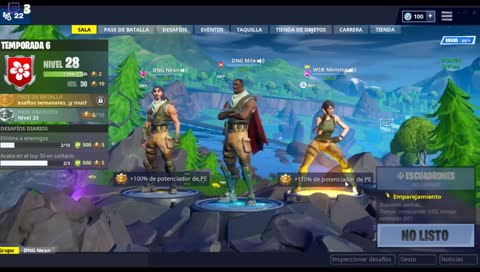 FORNITE CON LOS PI