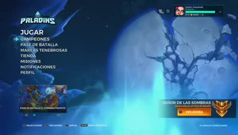 Terminado el Pase de batalla Paladins 