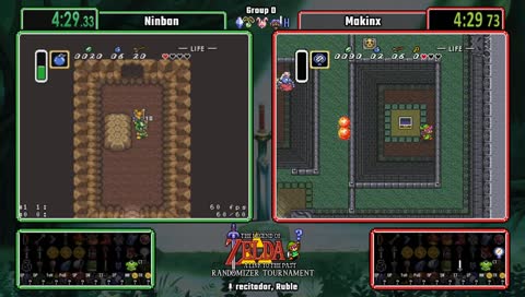 A Link To the Past Randomizer Fall 2018 Tournament. Ninban vs Makinx. !alttpr for info, !mode for settings