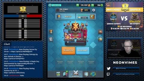 Neue Liga: "Copa Del Rey"
Heute: Daraya ESports vs. Bio ESports