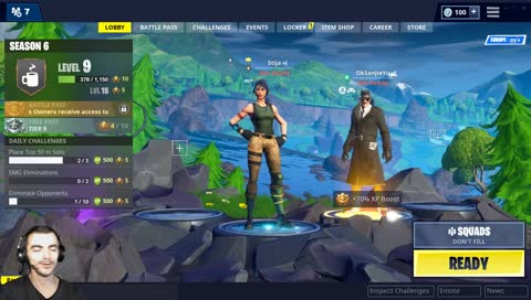 Fortnite practice with twitch fam !