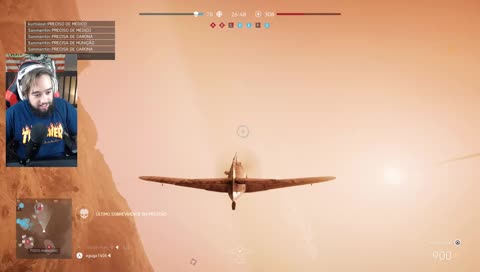 Como dropar do avião...