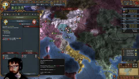 Kind of felt like forming Italy: EU4