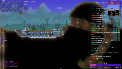 [강제/테라리아] 강제 칼라미티 시참 5일차 (+문상이벤트)