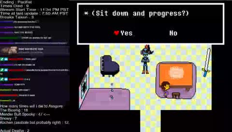 tired and dumb idiot plays undertale until it's beaten or i fall asleep or parents kill me or i give up