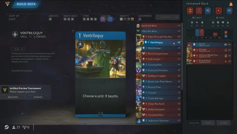 1 турик по новой игре от вальве (Артифакт)
