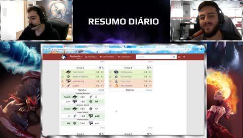 Resumo diário da Major com @enochdoto