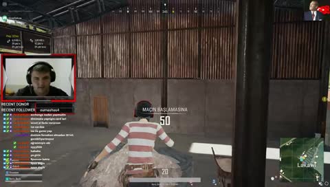 Giray abinin piranha taklidi