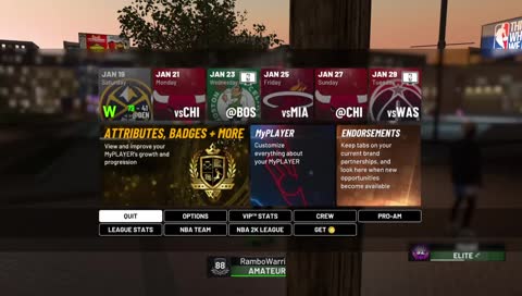 Early Morning Sunday Stream|88 Ovr PG|Below Average Content|Follow the Stream 