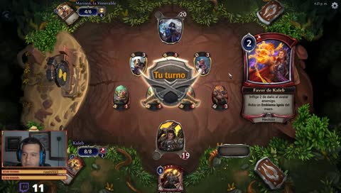 Probando nuevo juego de cartas ETERNAL