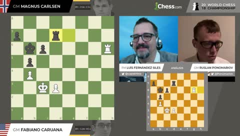 Repetición del Campeonato del Mundo de Ajedrez 2018 Match #1 y 2