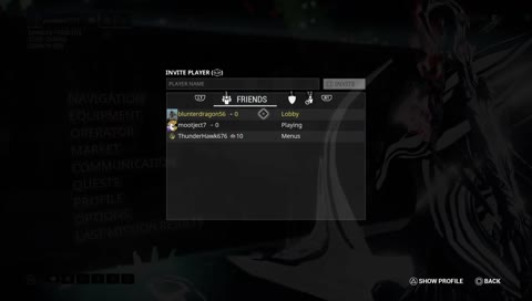 Playing some warframe