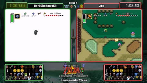 A Link To the Past Randomizer Fall 2018 Tournament. DarkShadows59 vs JTB. !alttpr for info, !mode for settings