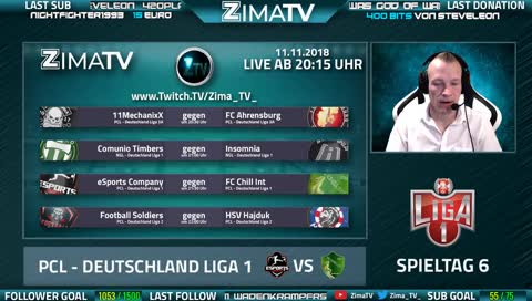 11.11.2018 - Ab 20:15 Uhr - 3x PCL / 1x NGL