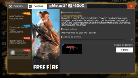 LIVE DE FREE FIRE PARA CELULAR ! LIVE / VÍDEO 24H #FREEFIRE